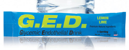 GED Packet with Water Bottle